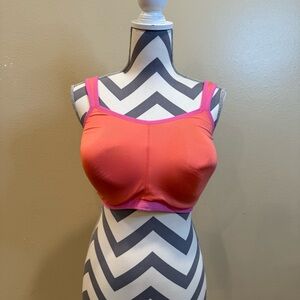 Natori Pink and Orange Sports Bra